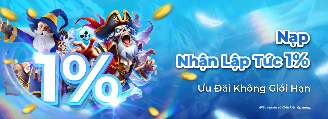 Chi tiết khuyến mãi hoàn tiền 1% khi nạp tiền từ vmax