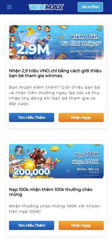 Khuyến mãi hấp dẫn tại nhà cái uy tín vmax